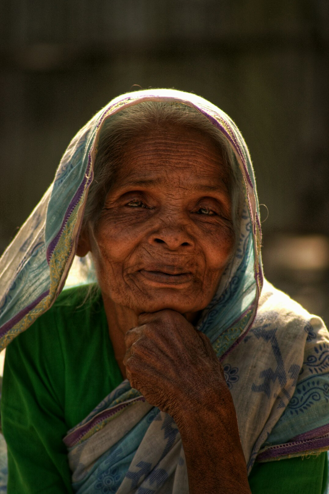 Portrait of a smiling senior woman
