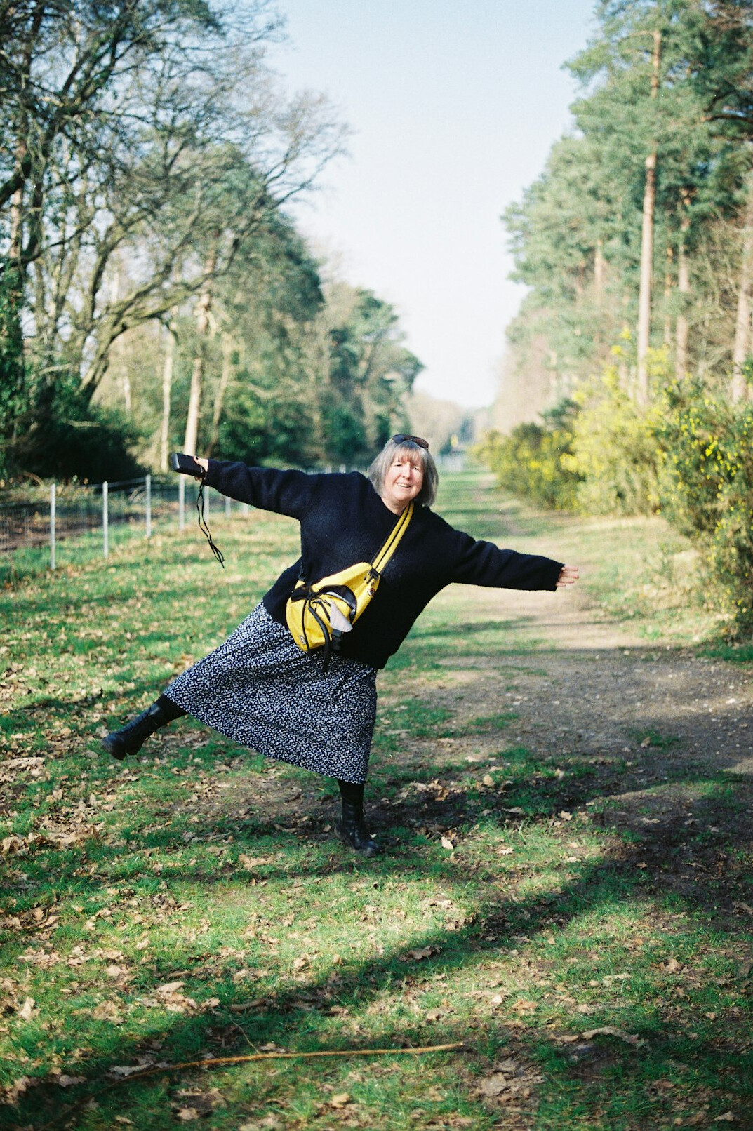 Portrait of an active senior woman smiling outdoors