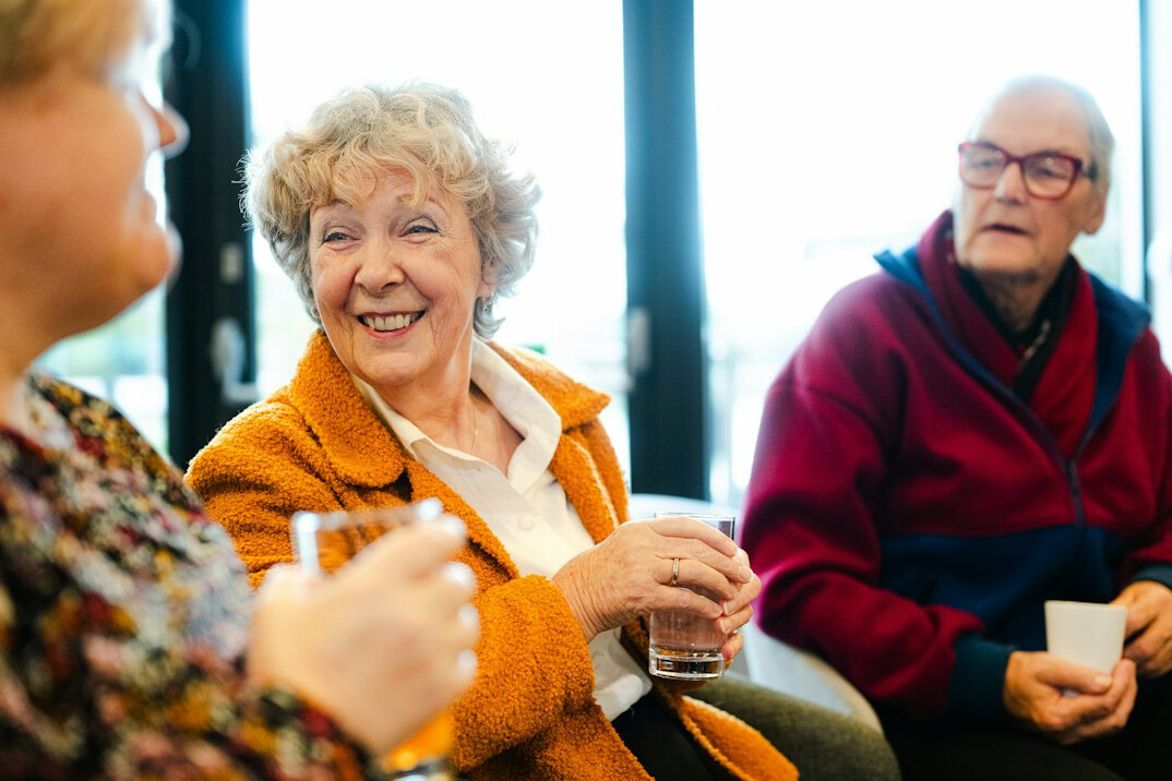 seniors playing games